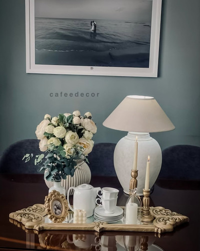 رانرآینه ای پتینه طلایی کلاسیک