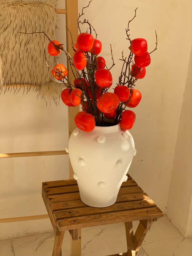 شاخه خرمالو دکوراتیو ۶ عددی