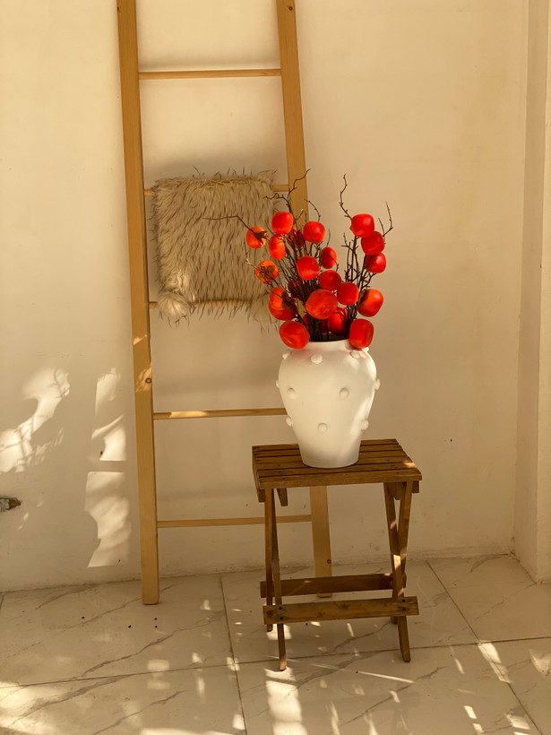 شاخه خرمالو دکوراتیو ۶ عددی